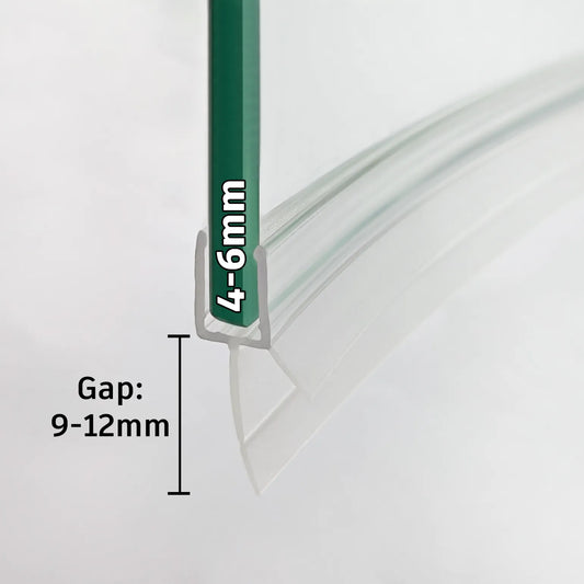 4-6mm Glass Curved Seal Gap 9-12mm V456S12CU