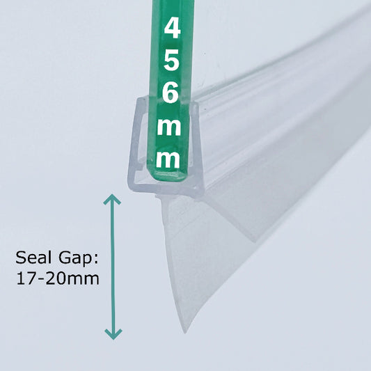 4-6mm Glass Bottom Seal | 20mm Fin V456S20