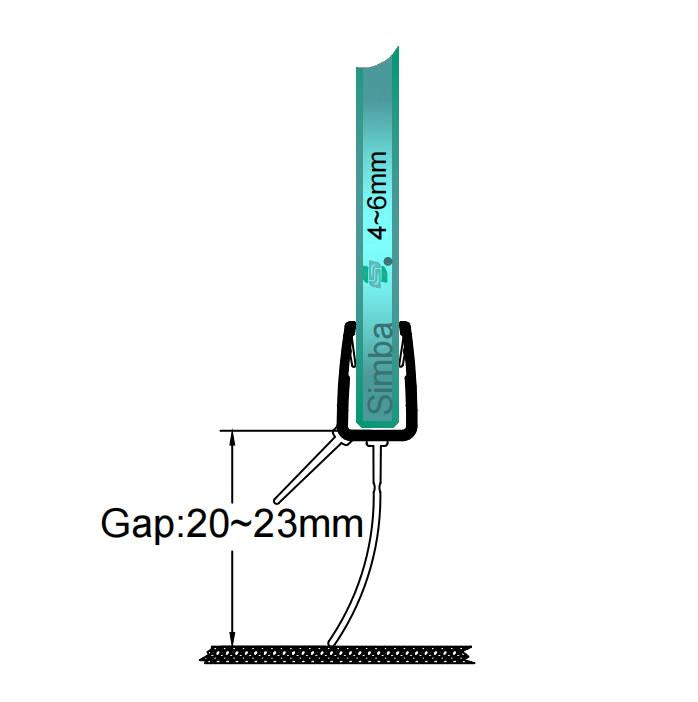 4mm-6mm Bottom Seal Gap 20-23mm V456S2023