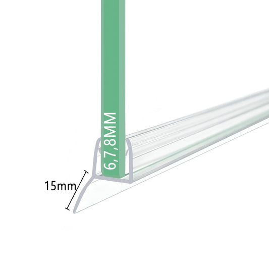 135A68S20 Y shaped shower door seal for 6-8mm glass with 15mm fin