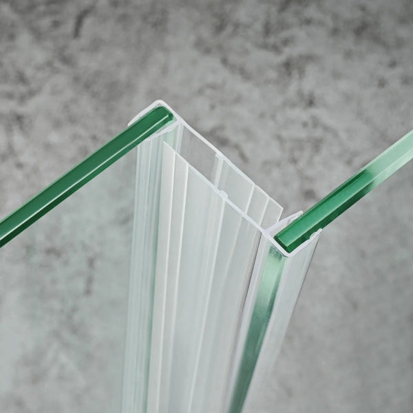 Extra Wide F-Shape Seal for 8mm-10mm Glass (35mm Fin) F810S2535