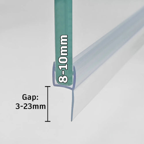 Standard h-Shape Shower Screen Seal 8-10mm Glass H810S2535
