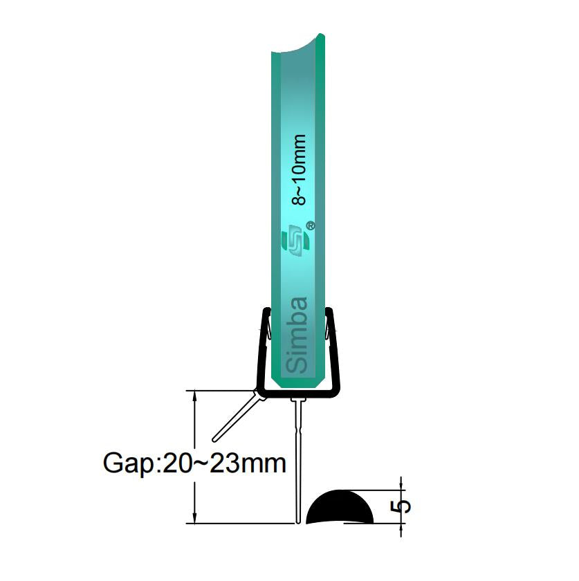 8mm-10mm Bottom Seal Gap 17-20mm V810S20