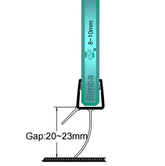 8mm-10mm Bottom Seal Gap 20-23mm V810S2023