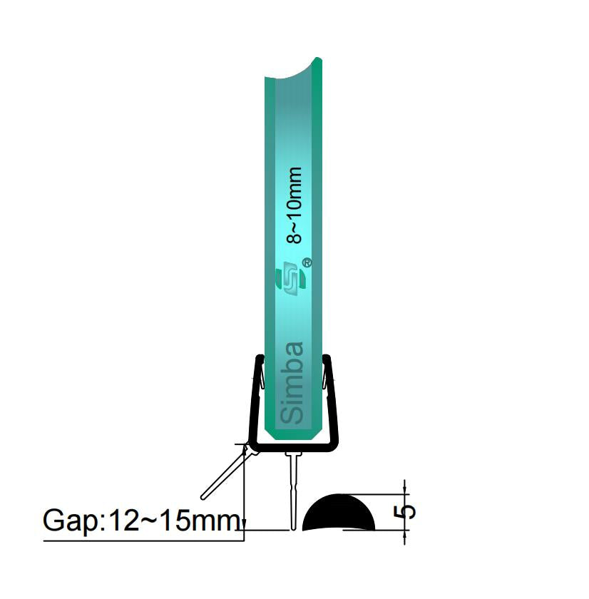 8mm-10mm Bottom Seal Gap 9-12mm V810S12
