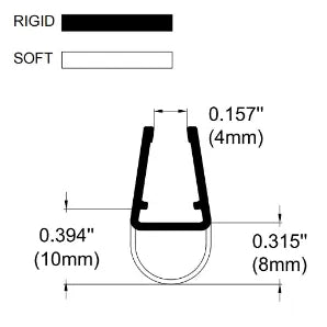 8mm Glass Bulb Seal Gap 6-9mm | SIM-0014a