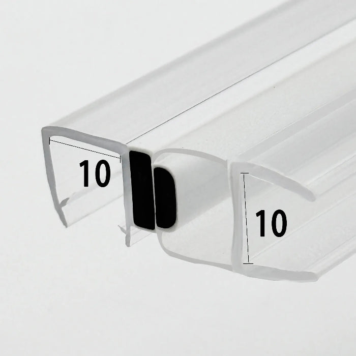 ME81090 magnetic shower door seal suitable for 8mm 9mm 10mm glass thickness