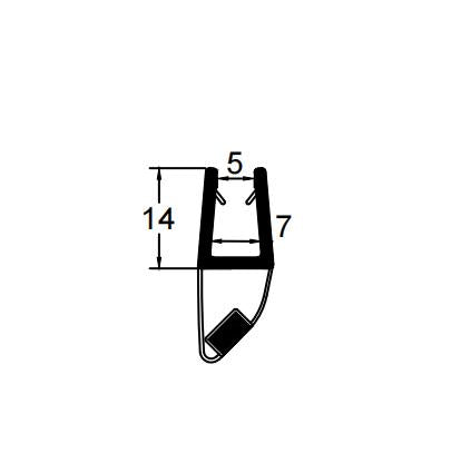 DD42 Magnetic Seal – Fits 6–8mm Glass, 9mm/23mm Gap
