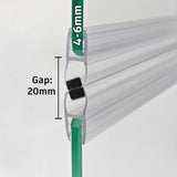 4-6mm Glass Magnetic Seal 17/20mm Gap 4BMX135