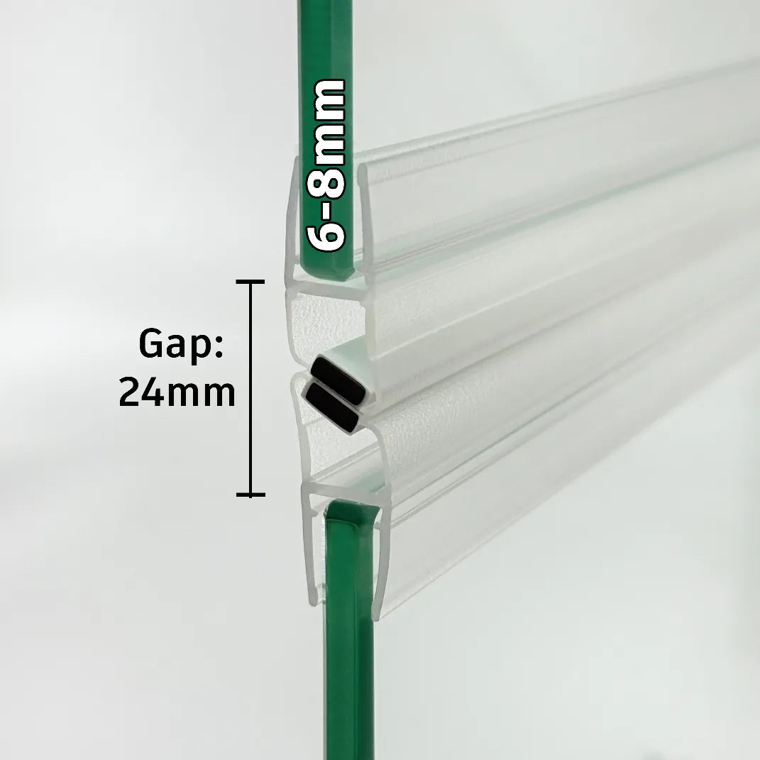 Fits 6-8mm Glass Magnetic Seal DD44, 23mm/24mm Gap