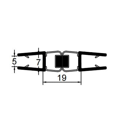 Fits 6-8mm Glass Magnetic Seal DD46, 20mm Gap