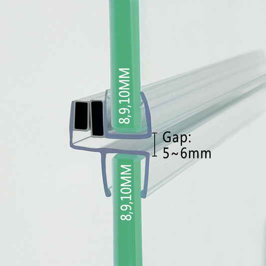 Hinge Shower Door Magnetic 8-10mm Glass 5mm Gap ME810180