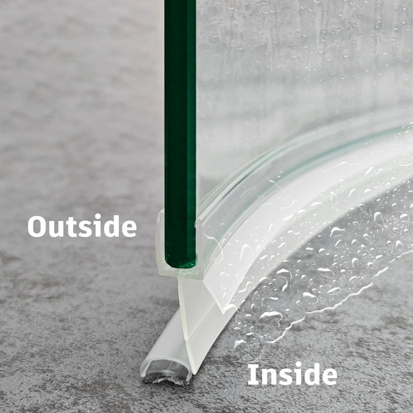 4-6mm Glass Curved Seal Gap 20-23 V456S23CU