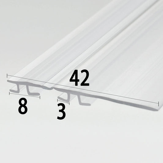 Rubber Seal For Vertical Folding Shower Screen DOU03