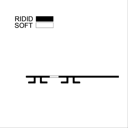 Rubber Seal For Vertical Folding Shower Screen DOU03