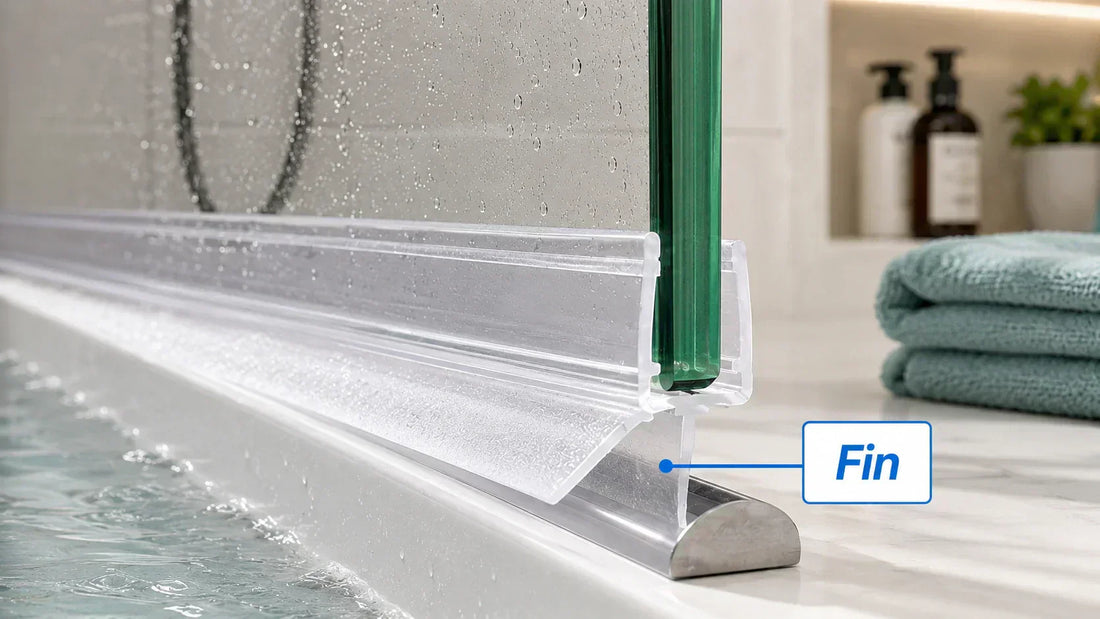 Why Longer Fins Are Not Always Better for Shower Door Bottom Seals