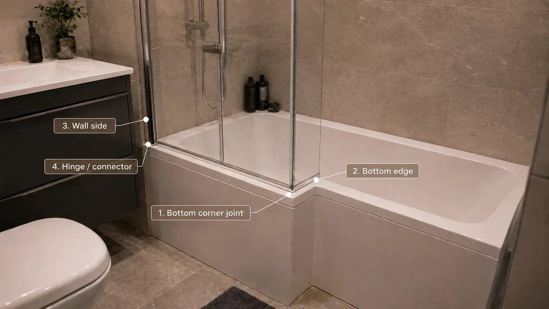 L Shaped Bath Screen Leaking: How to Fix a Leaking L Shaped Shower Screen