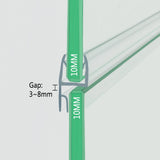 10mm Heavy-Glass Hybrid H-Seal (Out-Swing) HH10