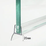135 Degree Shower Door Seal 10mm Glass 135A10S20