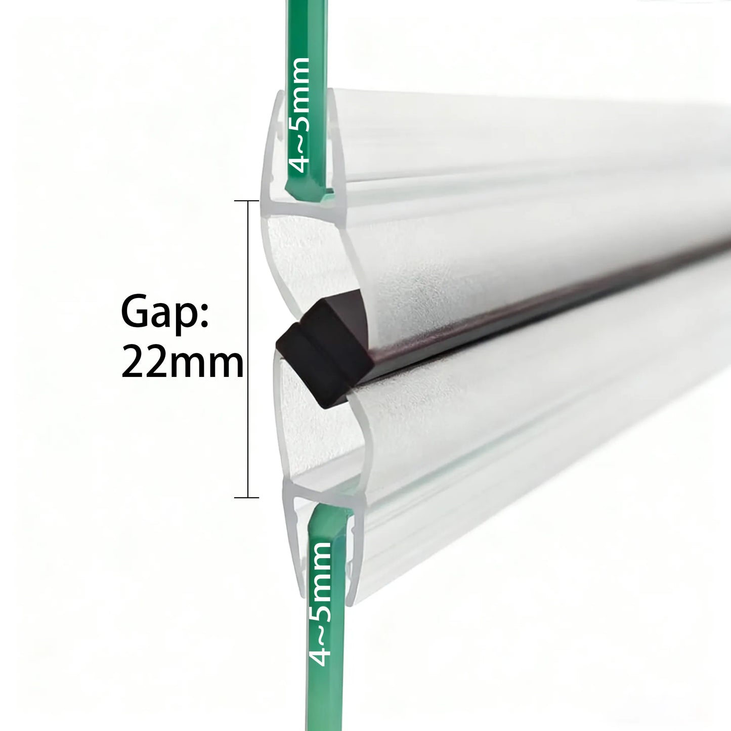 4-5mm Glass Magnetic Seal M45A2M, Seal 22mm Gap