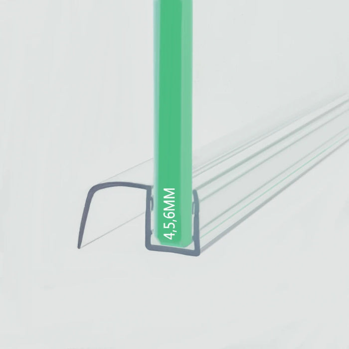 4-6mm Glass Gasket | Zero-Gap Bottom Seal | Slimline Strip S456DTL