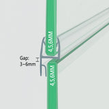 4-6mm Glass H-Seal for Outward-Opening Doors HH456