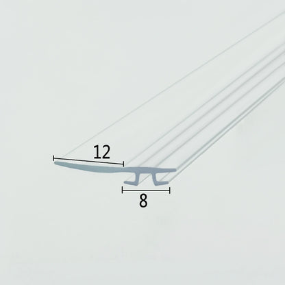 Fold Shower Screen Seal 8mm Channel 12mm Fin ROT03