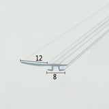 Fold Shower Screen Seal 8mm Channel 12mm Fin ROT03