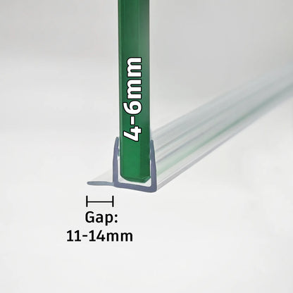 4mm-6mm Glass F Shape Seal Gap 11-14mm F456S8