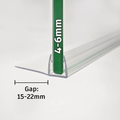 4mm-6mm Glass F Shape Seal Gap 15-22mm F456S12