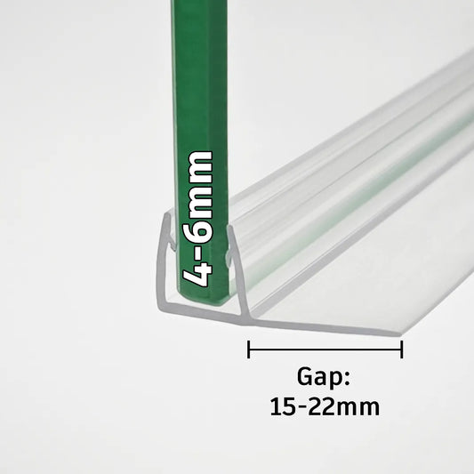 4mm-6mm Glass F Shape Seal Gap 15-22mm F456S12