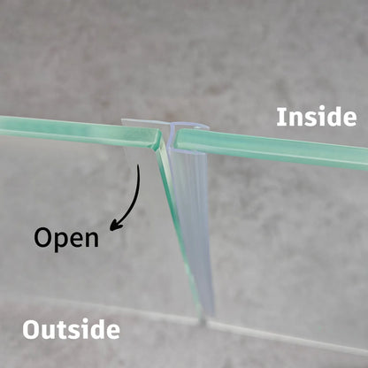 4mm-6mm Glass H Shape Seal Gap 3-13mm H456S15