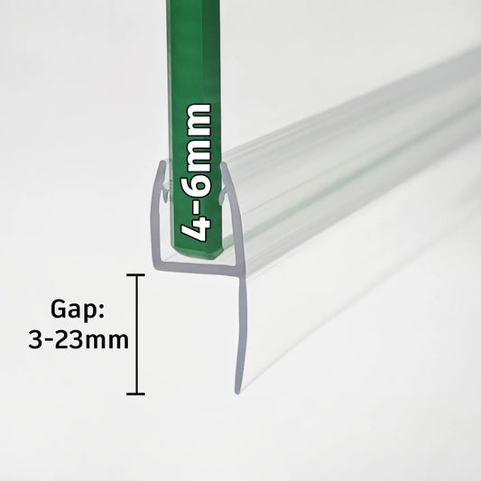 4mm-6mm Glass H Shape Seal Gap 3-23mm H456S2025