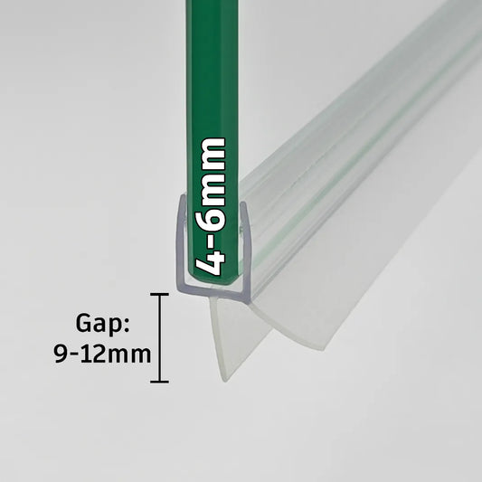 4mm-6mm Shower Door Bottom Seal Gap 9-12mm V456S12