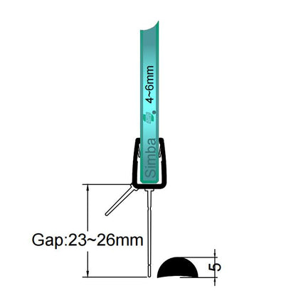 4mm-6mm Bottom Seal Gap 20-23mm V456S2023