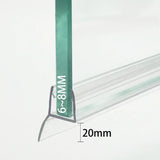 6-8mm 135 Degree Vertical Shower Seal Gap 3-17mm, 135A68S20