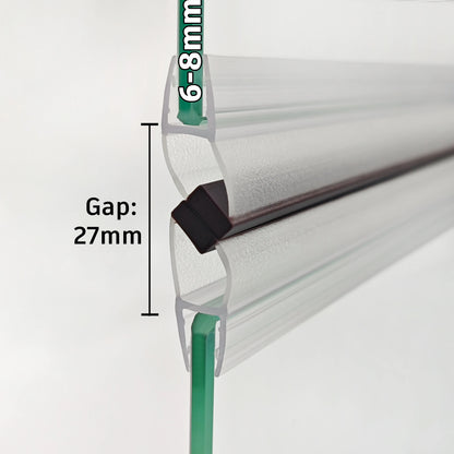 6-8mm Glass Magnetic Seal MYF163, 11mm/27mm Gap