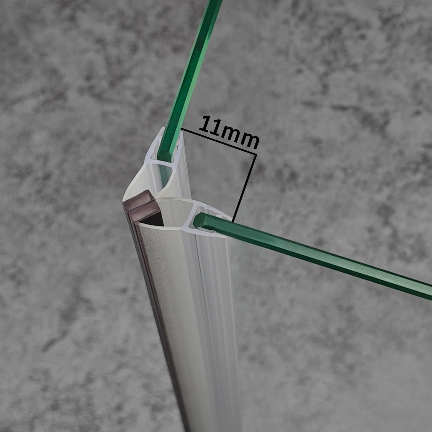 6-8mm Glass Magnetic Seal MYF163, 11mm/27mm Gap