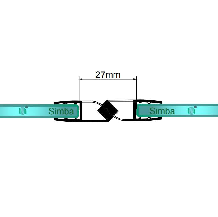 6-8mm Glass Magnetic Seal MYF163, 11mm/27mm Gap