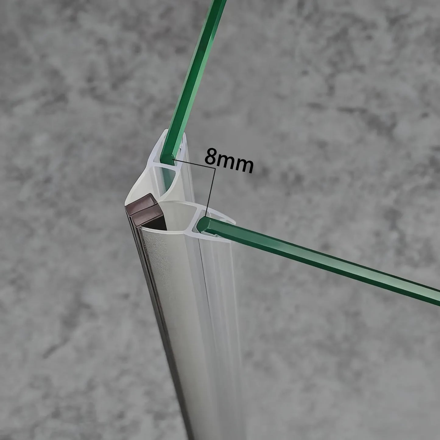 6-8mm 90° Glass Magnetic Seal M68A2M, Seal 8mm Gap