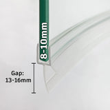 8-10mm Glass Curved Seal Gap 13-16mm V810S16CU
