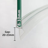 8-10mm Glass Curved Seal Gap 20-23mm V810S23CU