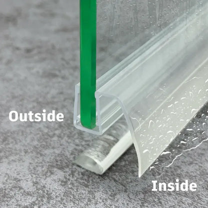 8-10mm  Shower Door Bottom Seal Gap 1-8mm SL810DTL