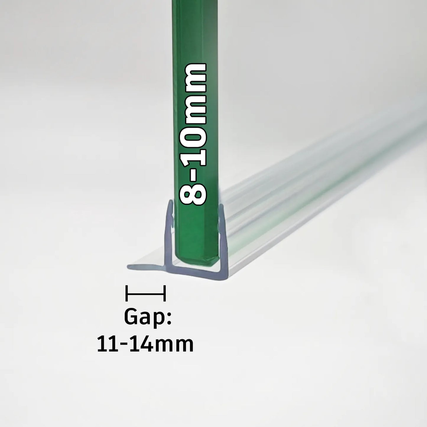 8mm-10mm Glass F Shape Seal Gap 11-14mm F810S8