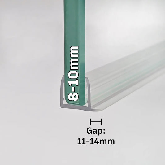8mm-10mm Glass F Shape Seal Gap 11-14mm F810S8