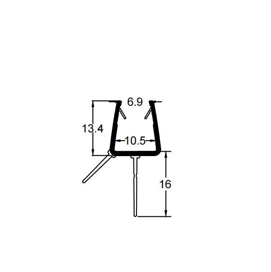 8mm-10mm Bottom Seal Gap 13-16mm V810S16