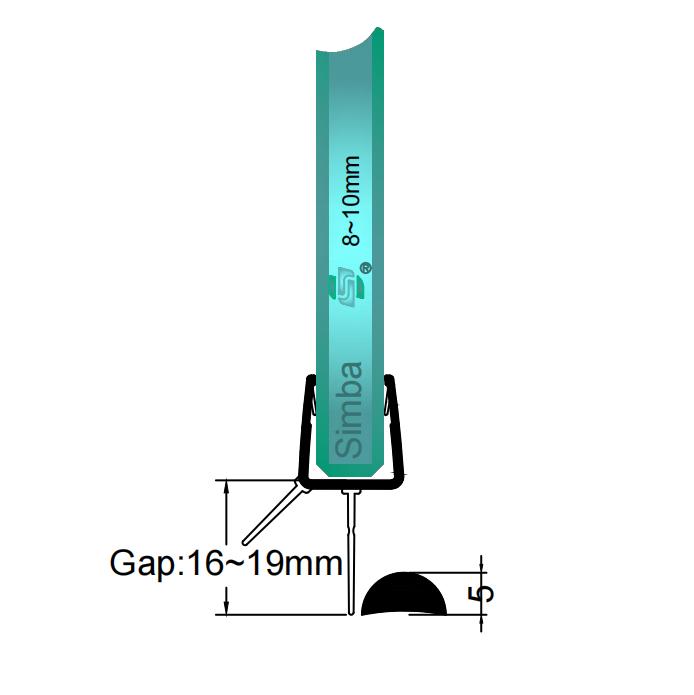 8mm-10mm Bottom Seal Gap 13-16mm V810S16