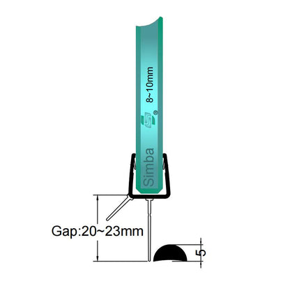 8mm-10mm Bottom Seal Gap 17-20mm V810S20