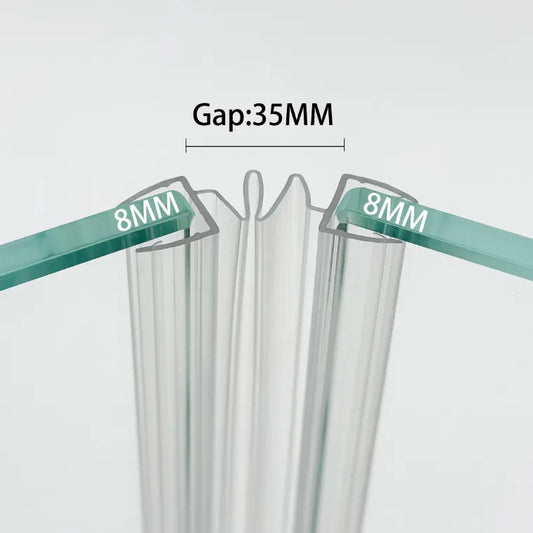 8mm Glass Bi-fold Side Seal D08