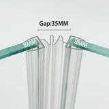 8mm Glass Bi-fold Side Seal D08